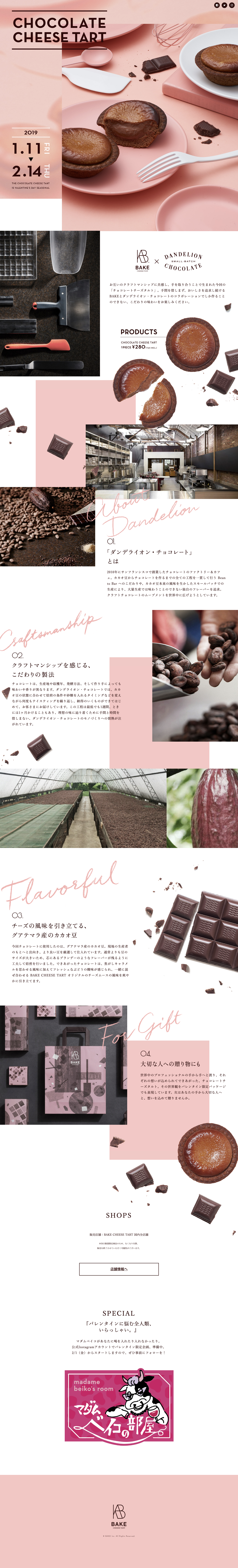 CHOCOLATE CHEESE TART